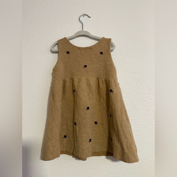 Zara Wool Blend Dress With Cherries - Picture 5 of 5